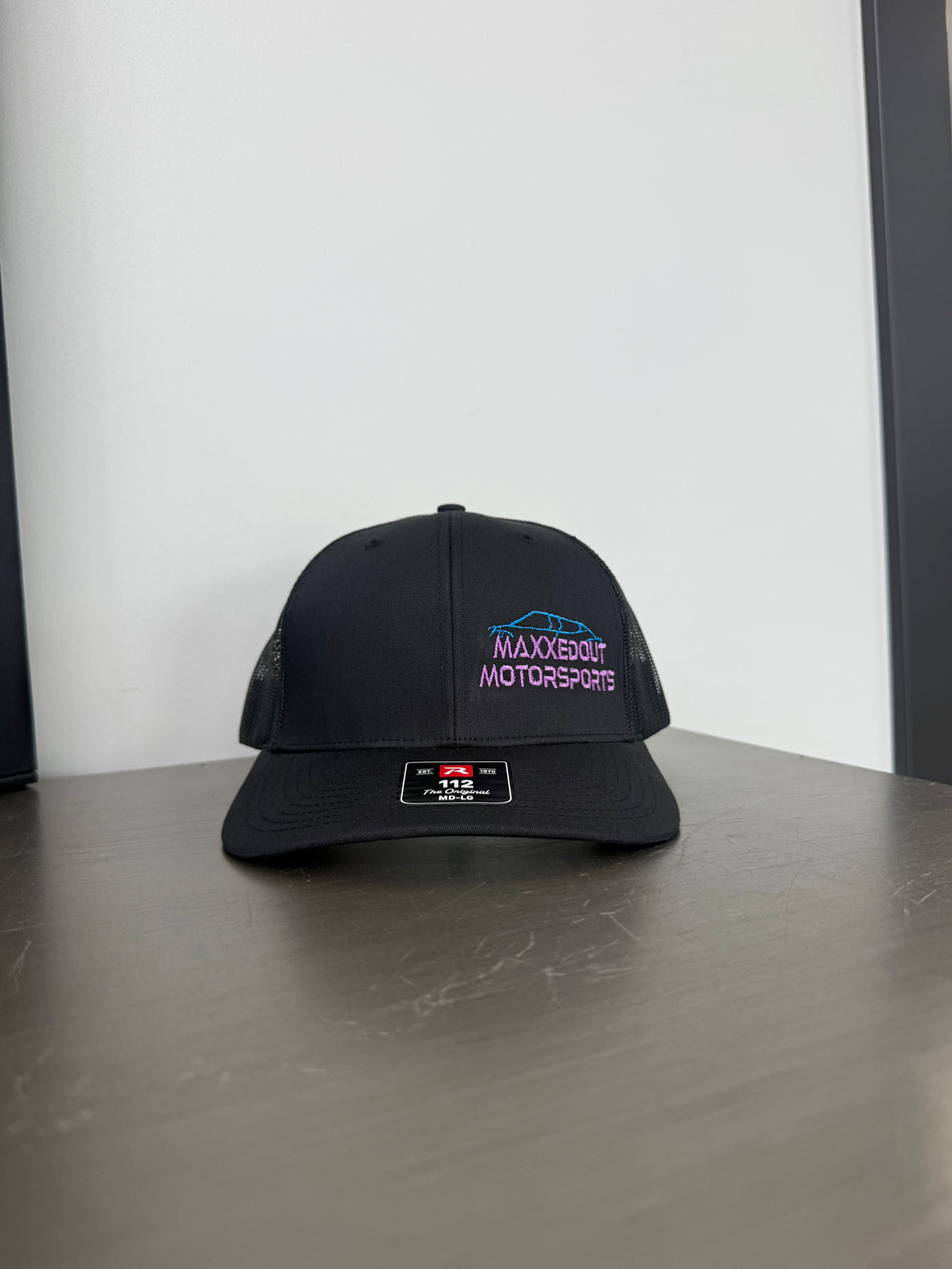 Light Purple & Blue Maxxedout Embroidered Snapback
