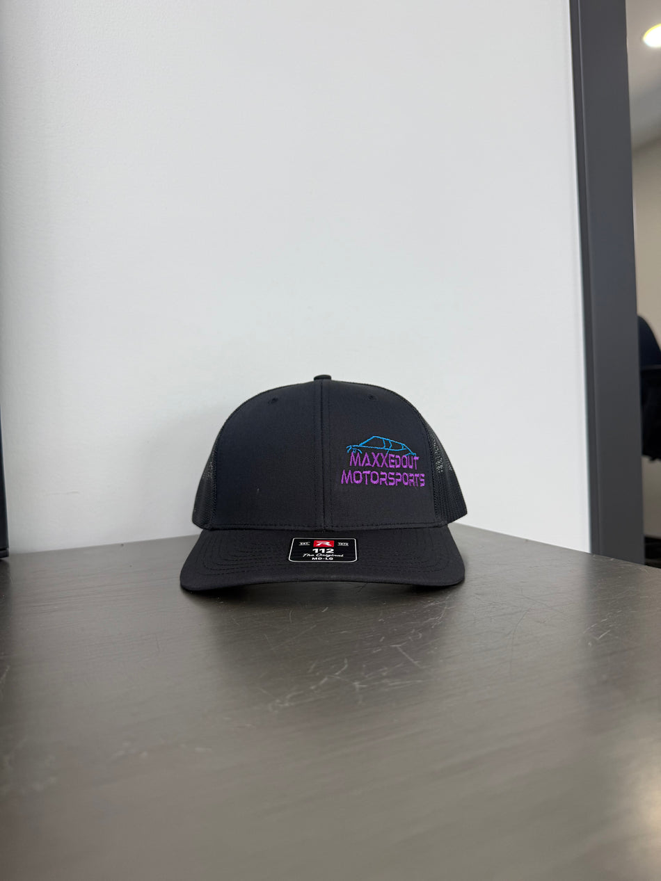 Purple & Blue Maxxedout Embroidered Snapback