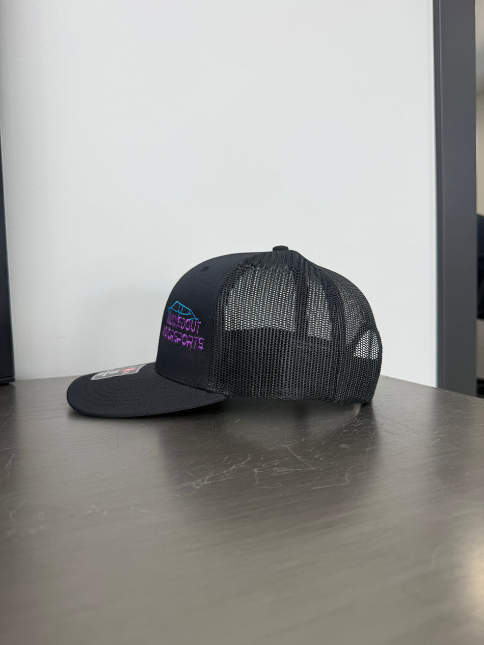 Purple & Blue Maxxedout Embroidered Snapback