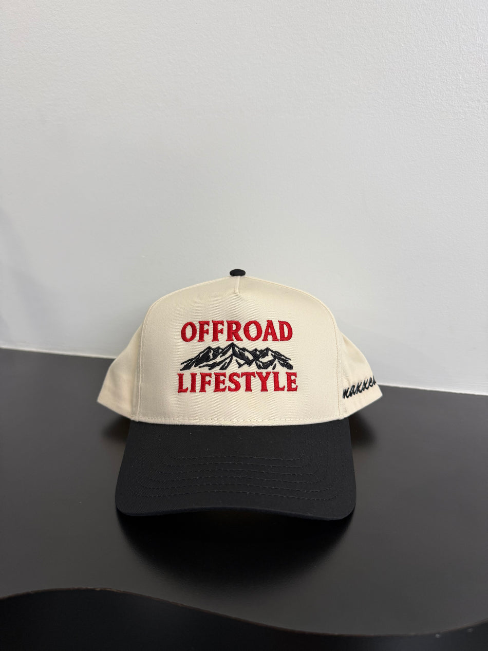 Offroad Lifestyle Snapback Hat Red & Black