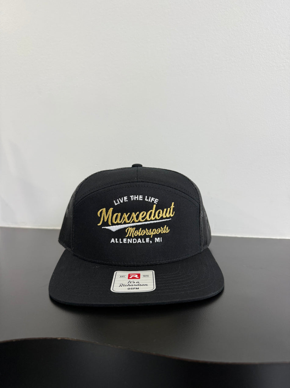 Live The Life Flat Brim Richardson Snapback Hat