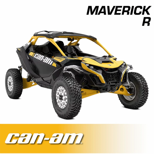 Can-Am Maverick R Complete Communication Kit with Rocker Switch Intercom and 2-Way Radio