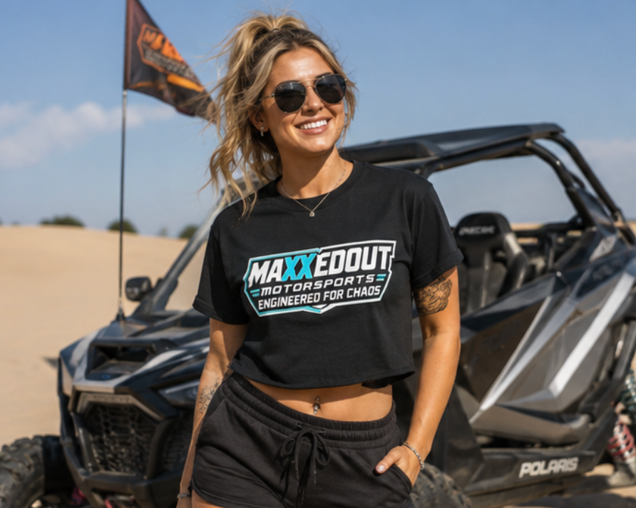Women’s Teal cropped tee