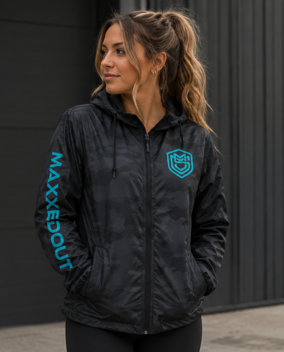 Teal Camo Jacket